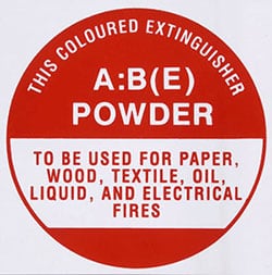 Dry chemical fire extinguisher