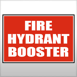 Location Sign - Fire Hydrant & Booster Valve