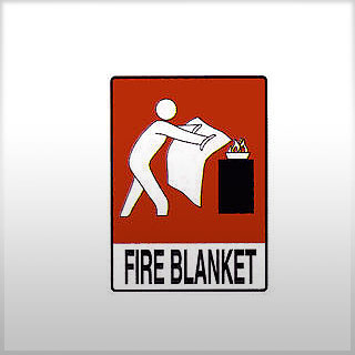 Location Sign for Fire Blanket